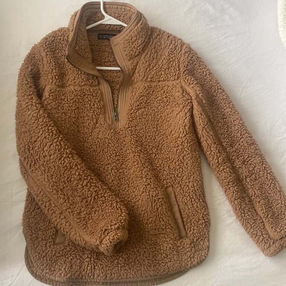Abercrombie Sherpa half zip fleece - Picture 1 of 3